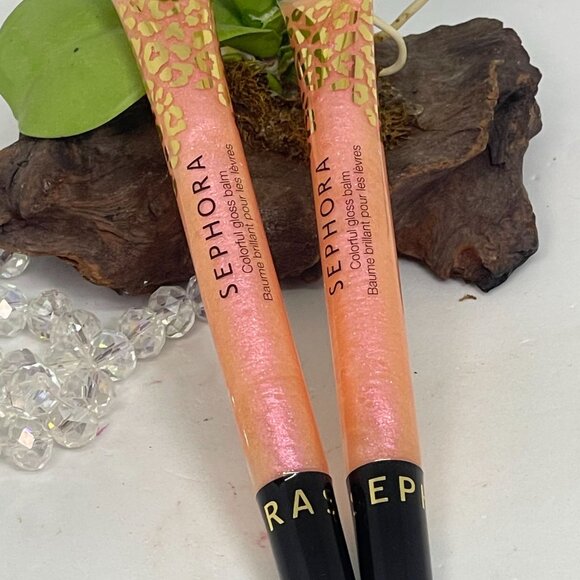 2x Sephora Colorful Gloss Balm - 47 Wild Child - .31 oz Full Size - New - Picture 3 of 4